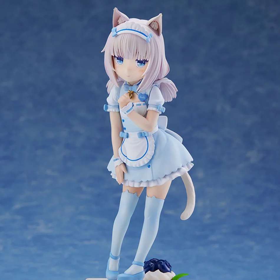 أنيمي NEKOPARA الشكل 18 سنتيمتر القط خادمة الشوكولاته الفانيليا لطيف جميل القط نمط نموذج بولي كلوريد الفينيل ثابت ألعاب أطفال تحصيل دمى هدية