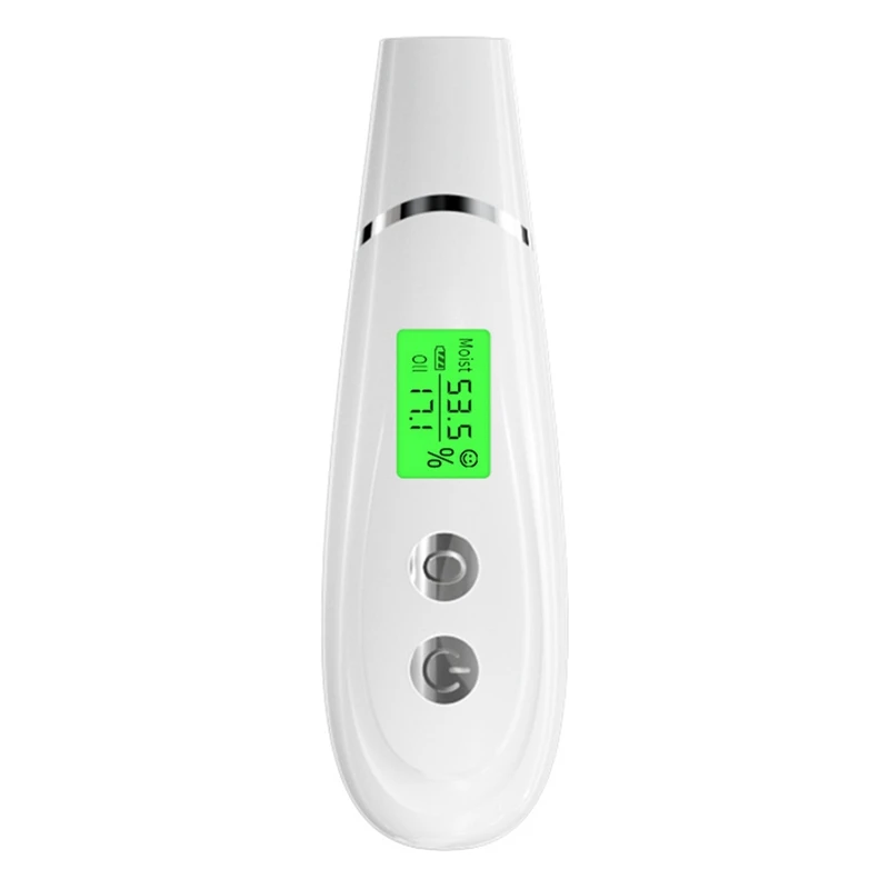 Novo detector de pele, portátil fácil operar testador facial detector analisador de conteúdo de óleo da pele para salão de beleza spa Home-A58E