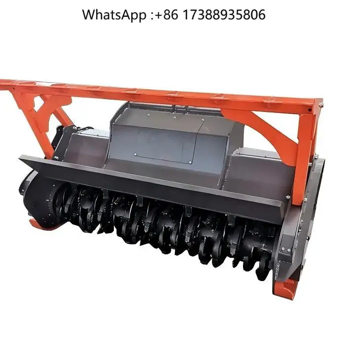 Professional Factory Hydraulic Forest Mulcher for Excavator Construction Grass Brush Cutter Flail Mower Wood Crushing