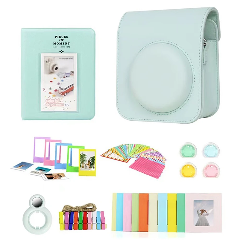

Instant Mini 12 Camera Accessories Set Selfie Mirror+Lens Filters+Sticker for Fujifilm Instax Mini 12 Instant Camera