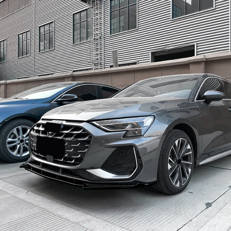

Подходит для Audi A3 8y Late Sline 2025 + передняя губа, передний спойлер лопаты