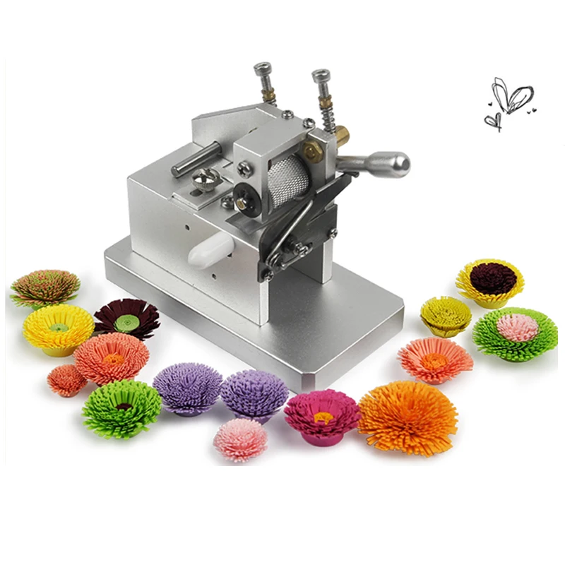 

DIY Manual Paper Quilling Machine Paper Art Tassel Cutter Machine 3D Color Paper Cutting Roll Machine Paper Flower Making Tool