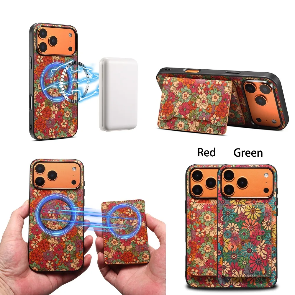 

Colorful Pattern Wallet Card Case Phone Cover for Samsung Galaxy S25 S24 S23 A14 A15 A16 A17 A22 A33 A34 A35 A36 A53 A54 A55 A56