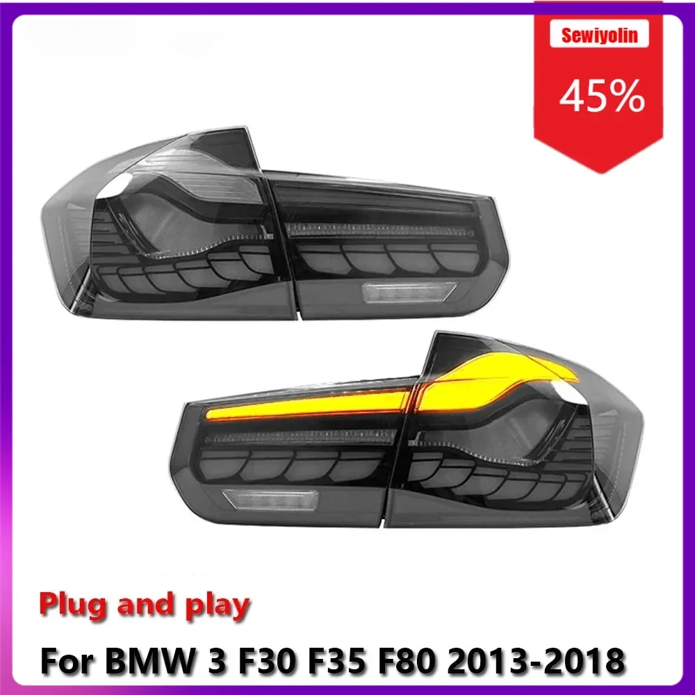 

Sewiyolin автомобильные аксессуары задние фонари светодиодные для BMW 3 F30 F35 F80 2013-2018 DRL противотуманные задние фонари прицепа поворотный сигнал Voiture Plug