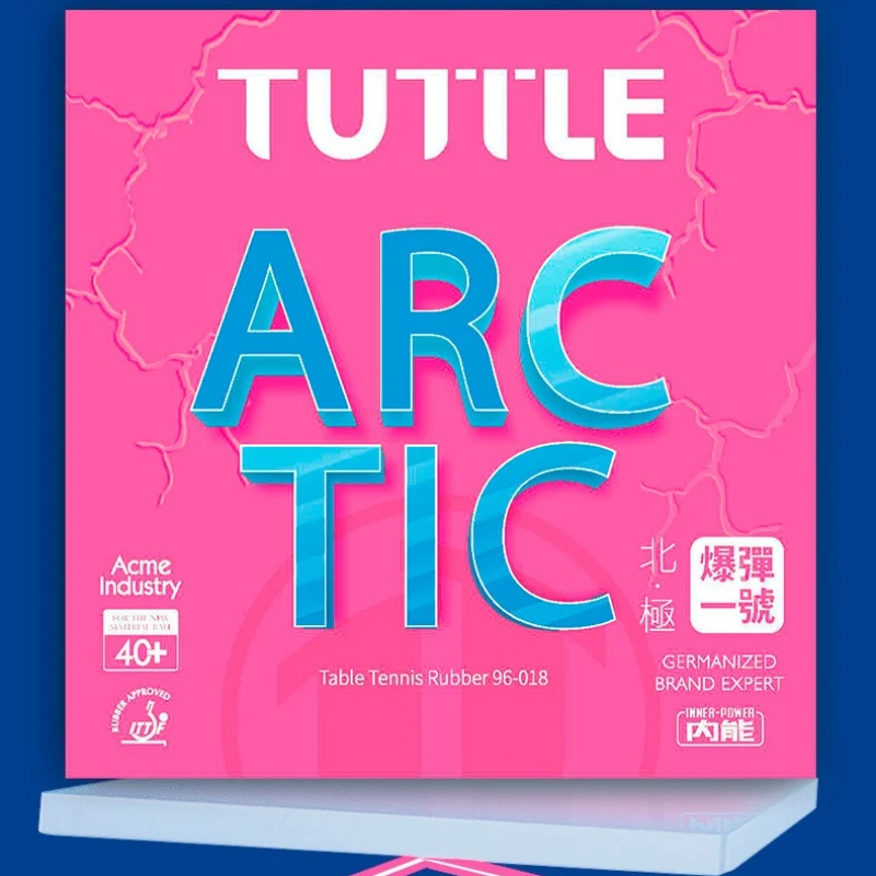 TUTTLE Table Tennis Rubber Sheet German Technology High Friction Ping Pong Rubber Fast Attack Loop High Elasticity/Super Sticky