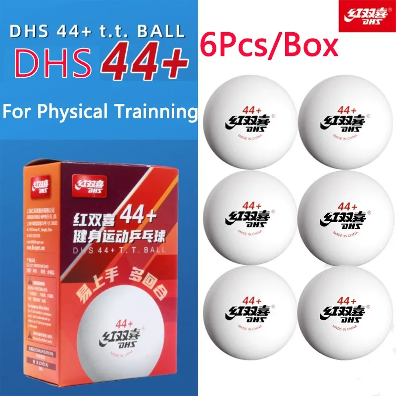 

DHS 44 + мячи для настольного тенниса со швом, большой фитнес-настольный теннис, ABS, уличная физическая тренировка для старого большого мяча для пинг-понга