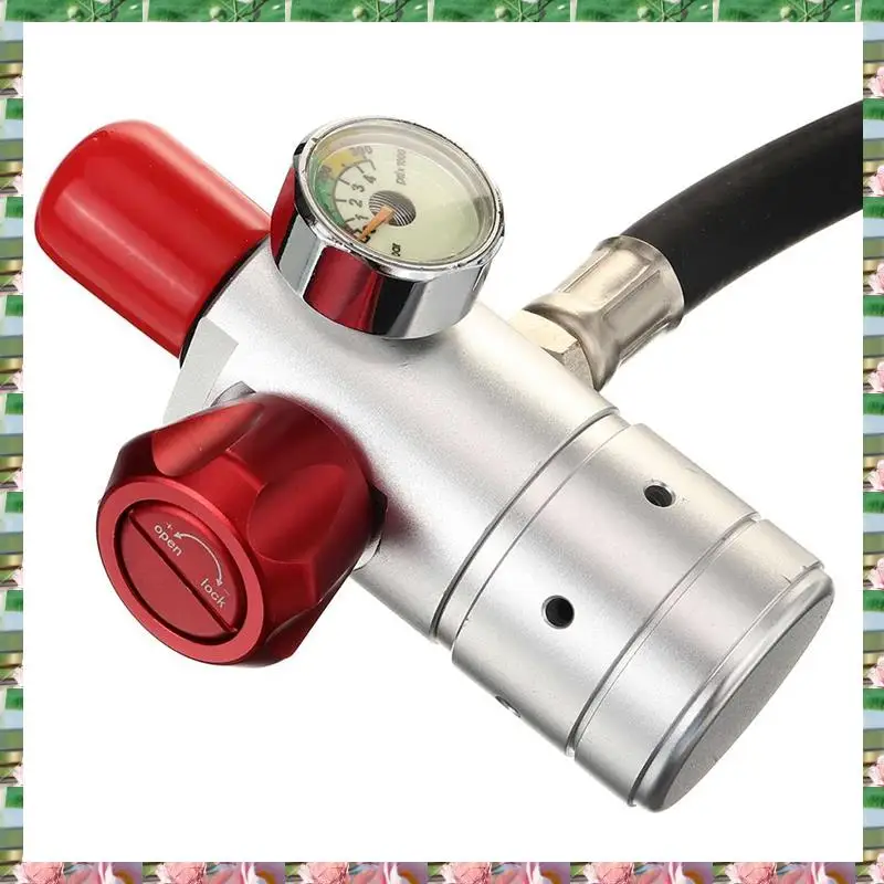 

Sports DIDEEP Diving Equipment For 1L Scuba Oxygen Cylinder Breathing Valve Snorkeling Diving Air Tank Regulator With Mouthpiece