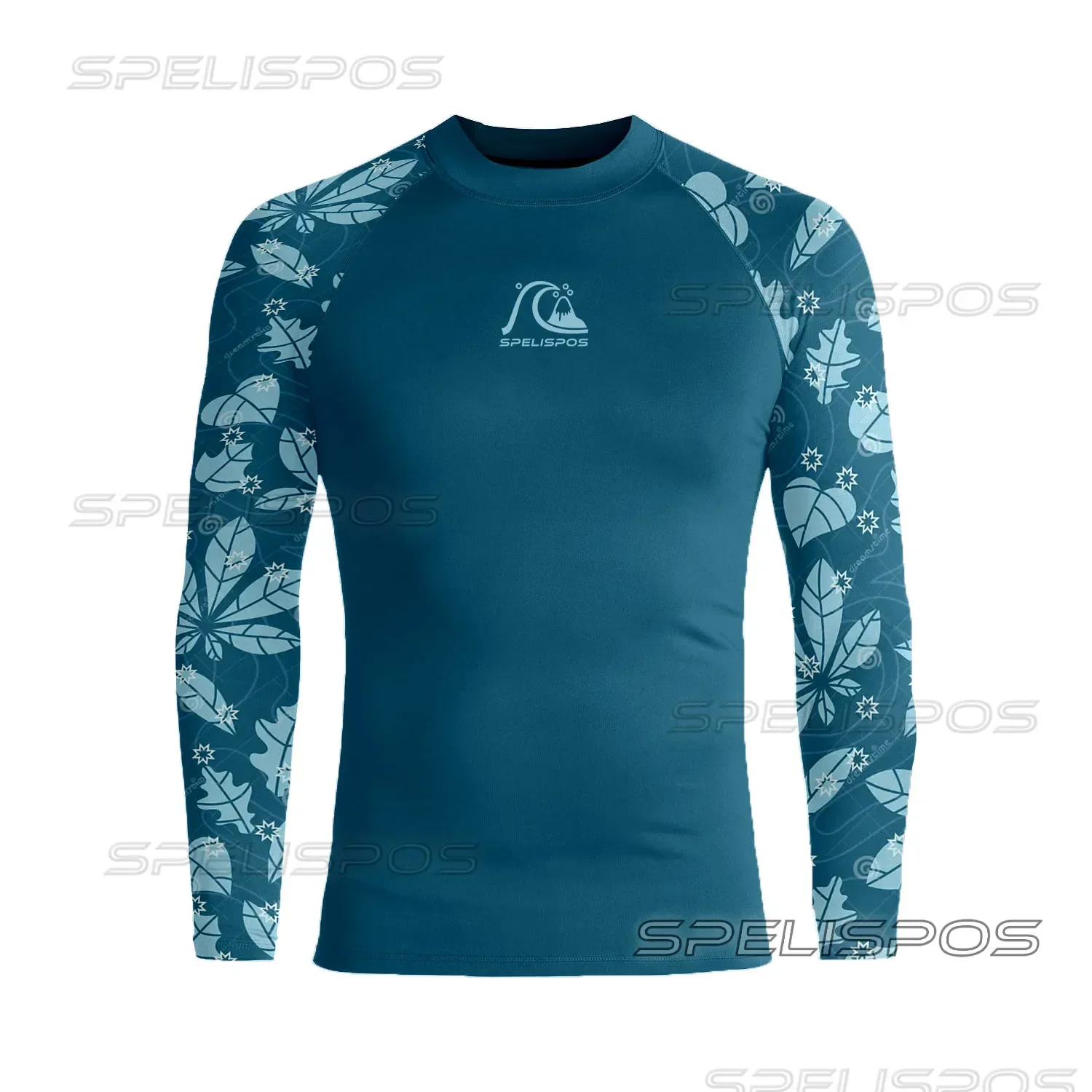 Heren Surfshirt Met Lange Mouwen Rashguard Uv Zonwering Basic Surfpak Badkleding Upf 50 + Duikgymkleding