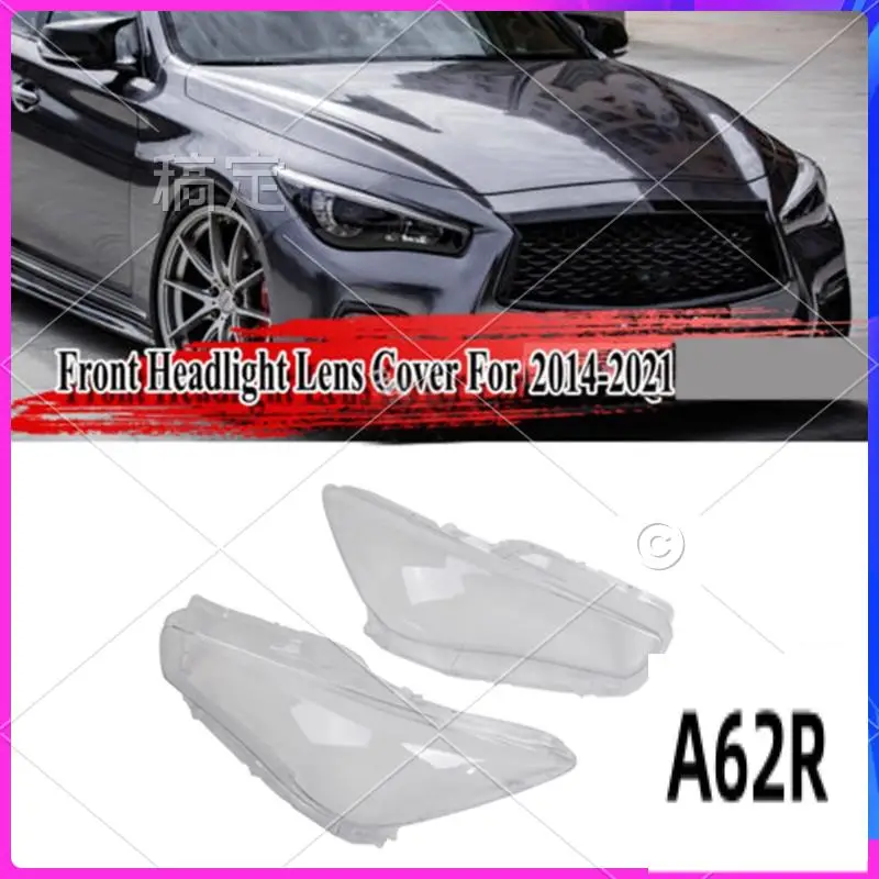 

R2-Front Headlamp Lens Cover Headlight Mask For Infiniti Q50 2014-2021