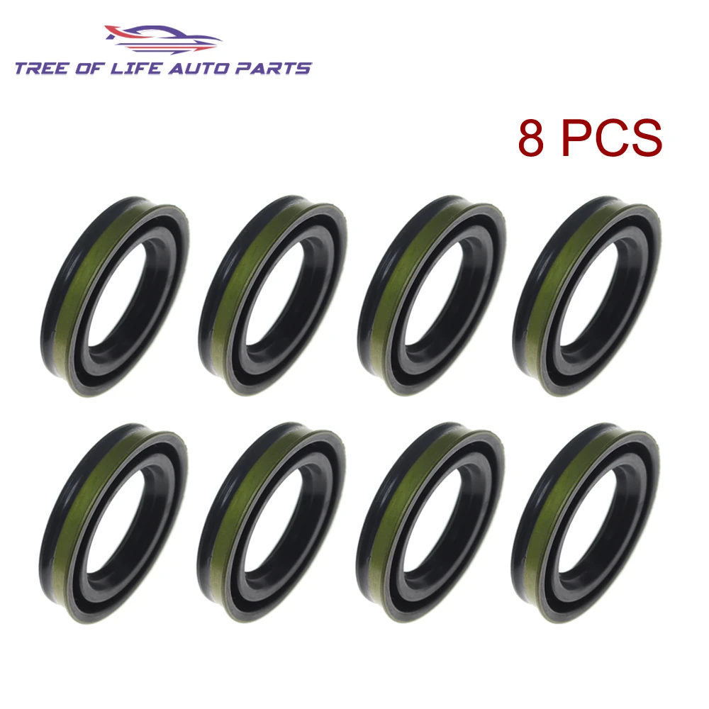 2/4/8x Injector Nozzle Seal Gasket Cover Oil Seal For Isuzu D-Max TFR TFS 2.5 3.0L 4JK1 4JJ1 2007-2011 8-98037543-0 8980375430