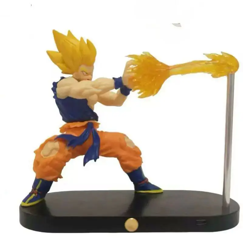 

Новая ночная лампа Dragon Ball Son Goku Kamehameha, настольный декор, модель, ночник, аниме-атрибутика, детские игрушки, подарок на день рождения