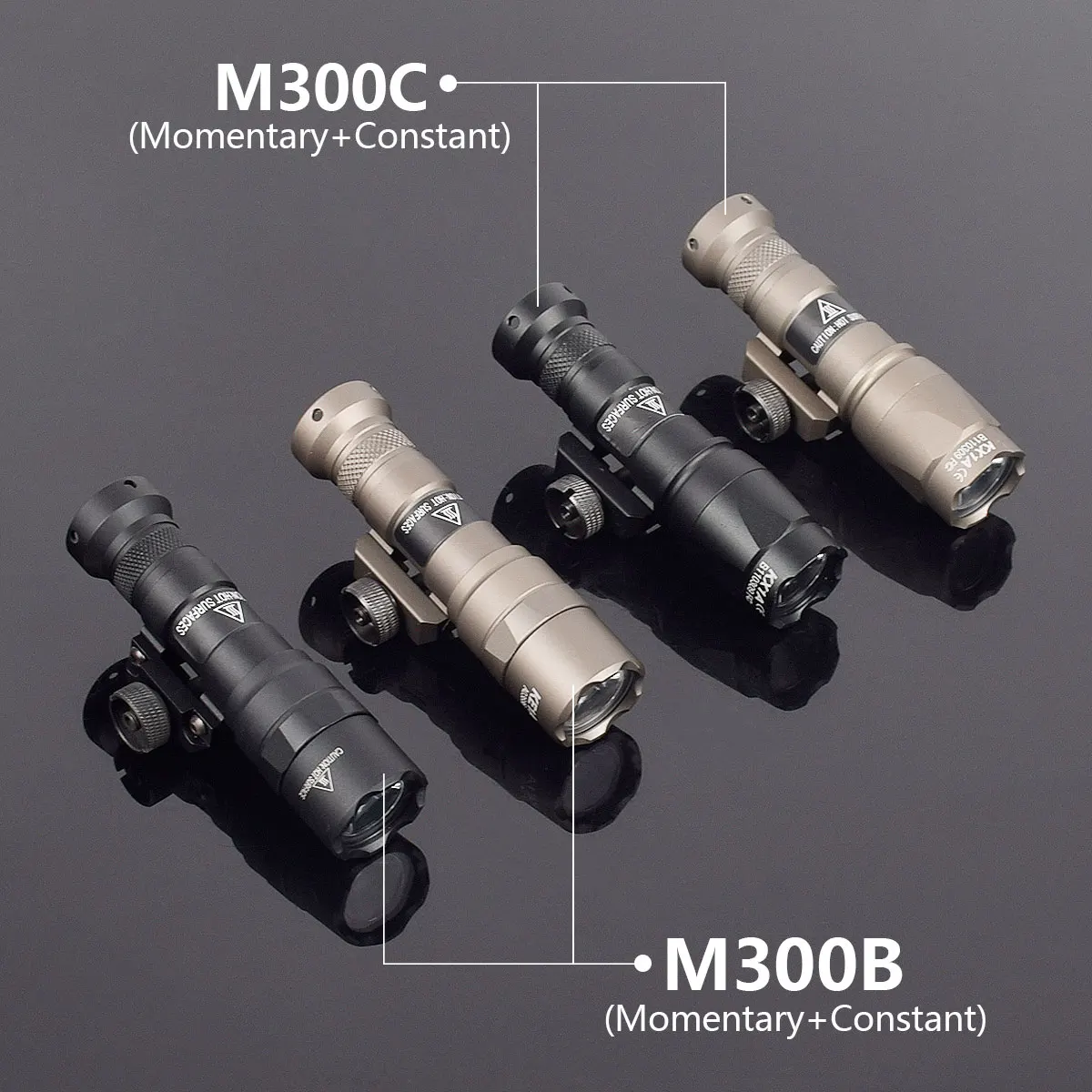 Tactical Surefire M300 M300A MINI Scout Light Rifle Hunting LED Flashlight Airsoft Weapons Gun Light Lanterna Torch AR15 HK416