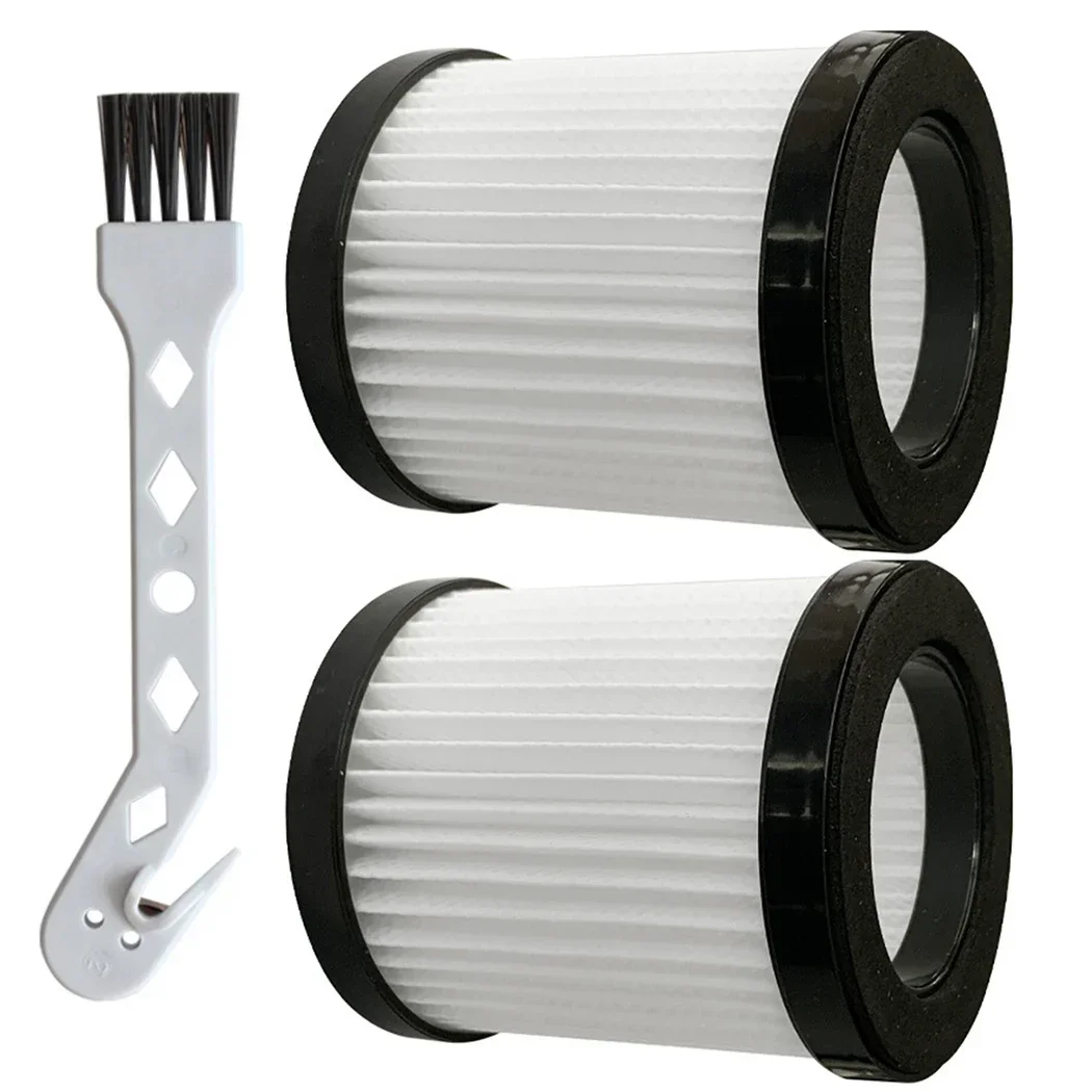 2 Stuks Filters & 1Pc Reinigingsborstelset Voor Moosoo XL-618A Draadloze Vacuüm 10kpa Zuigkracht 4 In 1 Stok Handheld