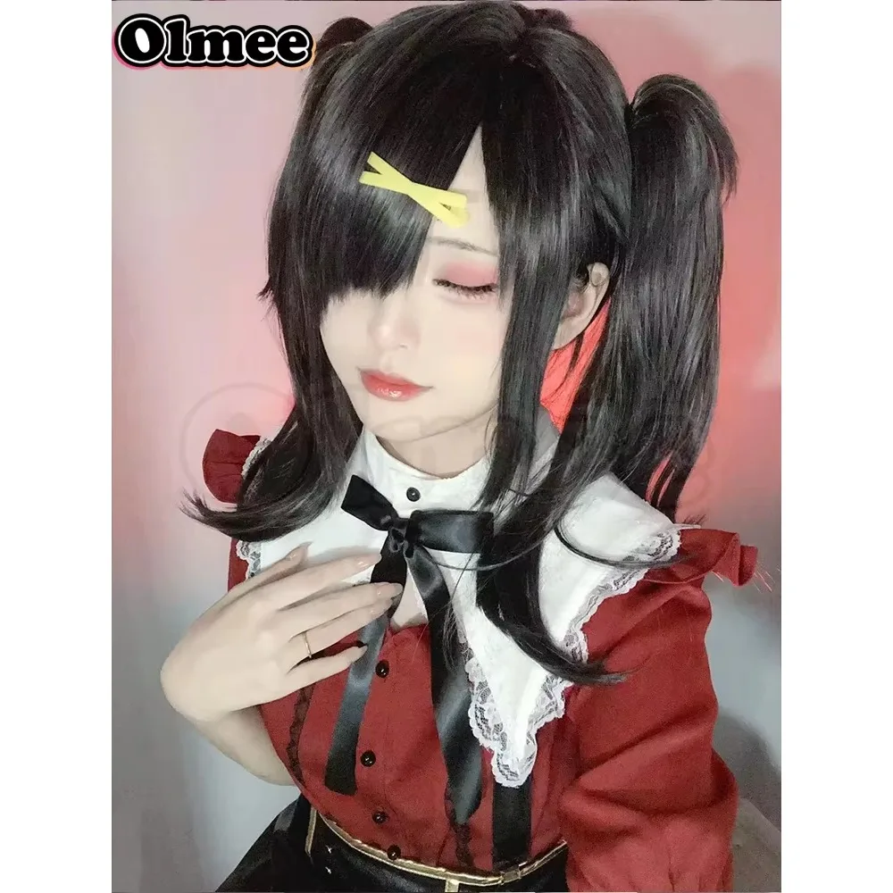 [Olmee] In Stock Red Square Collar Jirai Kei Lace T Shirt Amechan Cosplay Sweet Ryousan Gata Lolita y2k Needy Girl Overdose