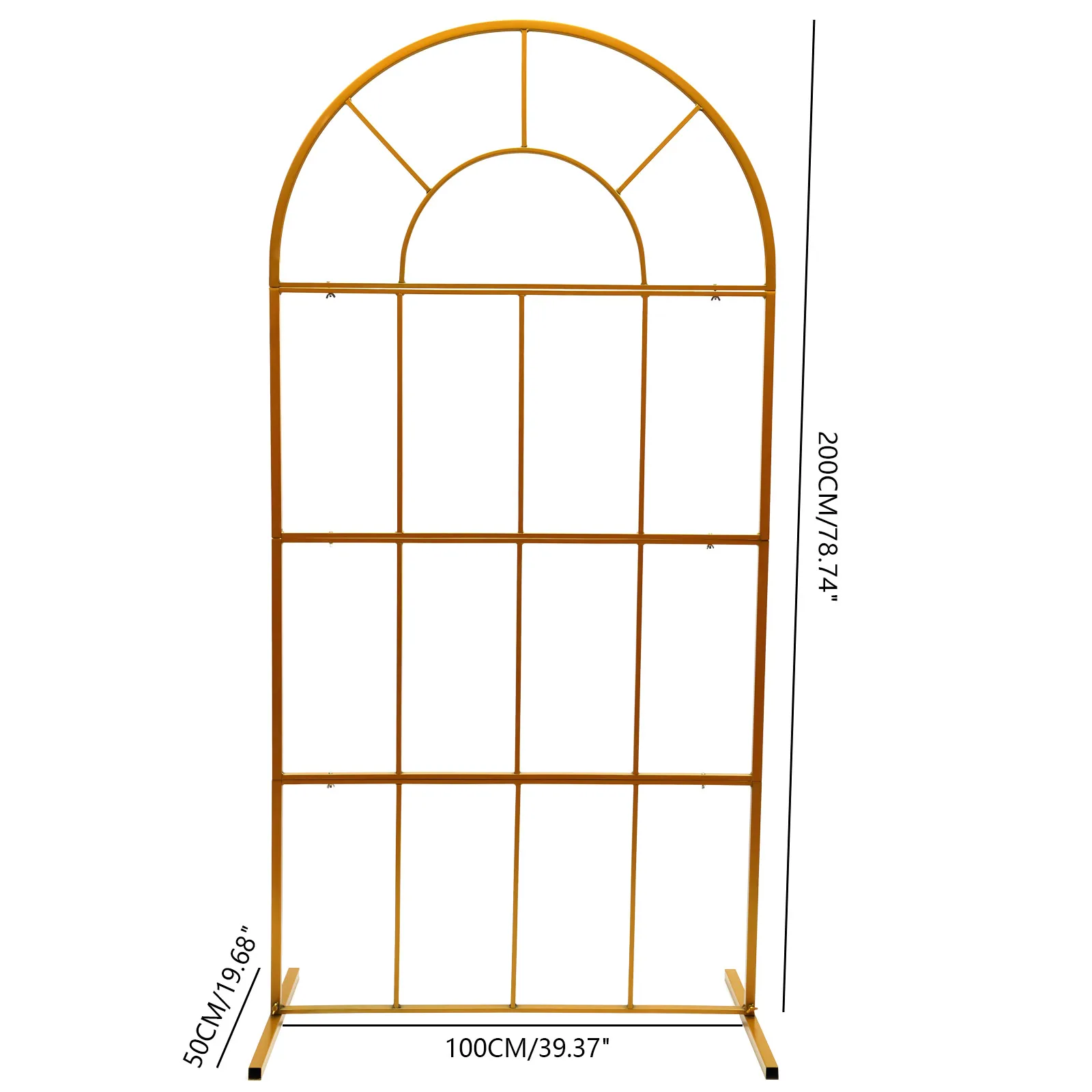 Gold Wedding Stand Arch Backdrop Iron Wedding Event Party Props DIY Decoration For Wedding Birthday Party Decoration