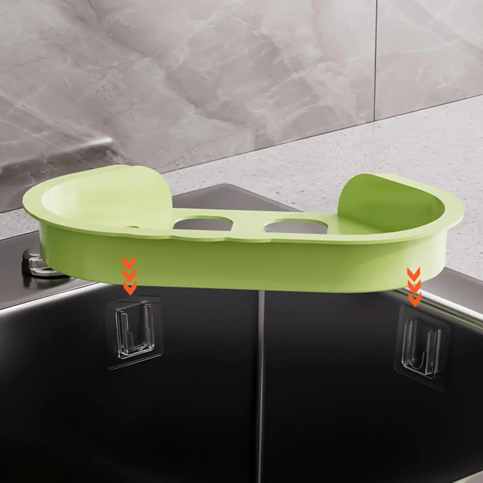 Kitchen Sink Strainer Anti-Clogging Sink Food Waste Collector Basket Dry-Wet Separation Kitchen Waste Strainer for Restaurant