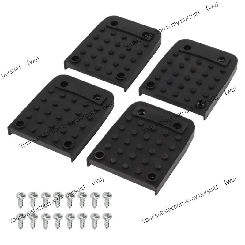for Enhances Grip Stability in Indoor Decoration Outdoor Performances Includes 16 Screws 652F Rubber Antislip Stilts Foot Pad