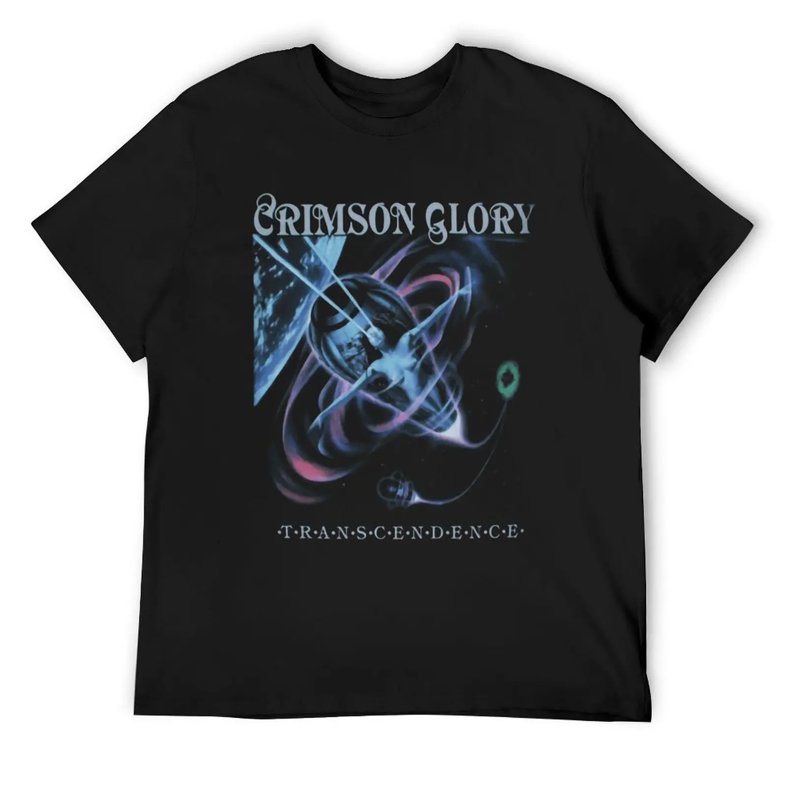 Crimson Glory Transcendence From Crimson Glory T-Shirt summer top hippie clothes street wear anime t shirts Short sleeve tee men