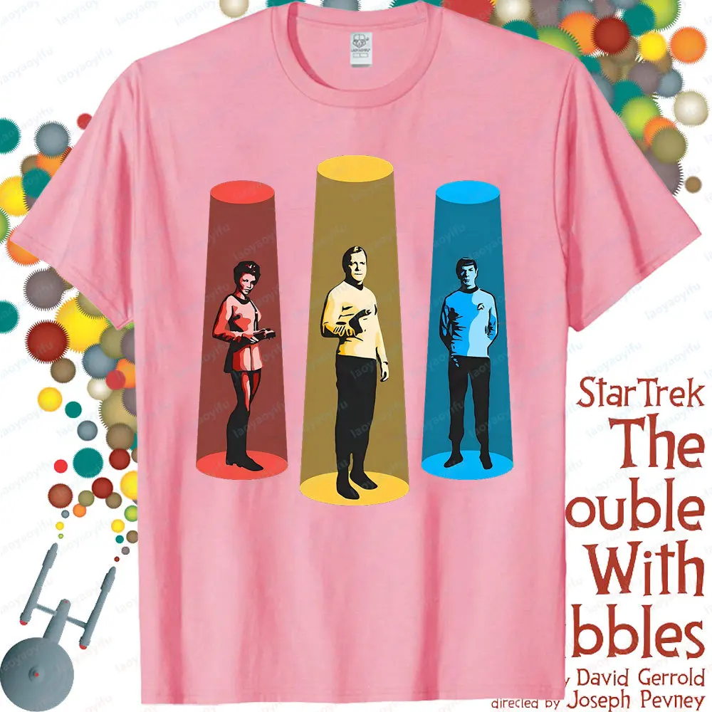 Star Trek Classic Film Creative Design T-shirt Men Women Summer Causal Fashion Crewneck Cotton Tee Tops Graphic Printed T Shirt
