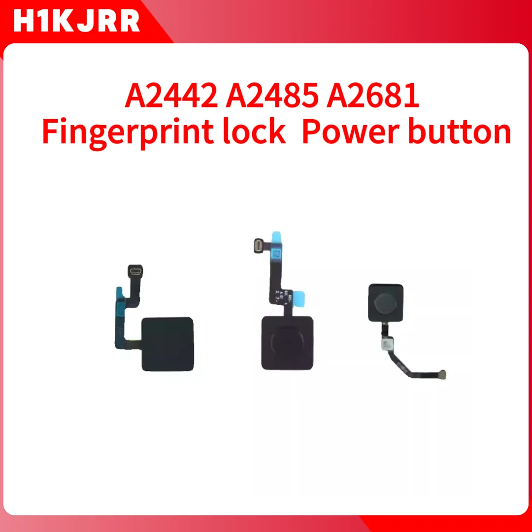 

Оригинальный сменный шлейф кнопки «Домой» Touch ID для iPhone A2681 Pro A2442 A2485, разблокировка переключателя питания отпечатков пальцев, ремонт