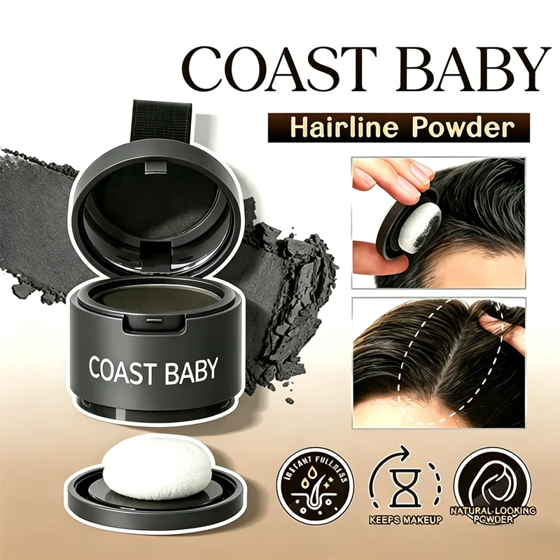 

Unisex Hairline Shadow Powder — Hairline Concealer for Natural Coverage — Includes Dedicated Brush (4g)