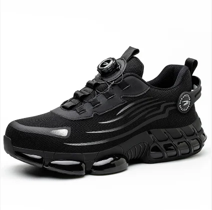 أحذية أمان واقية من الصلب غير قابلة للتدمير، أحذية عمل مقاومة للانزلاق ومقاومة للتآكل للرجال، أحذية رياضية مريحة وقوية