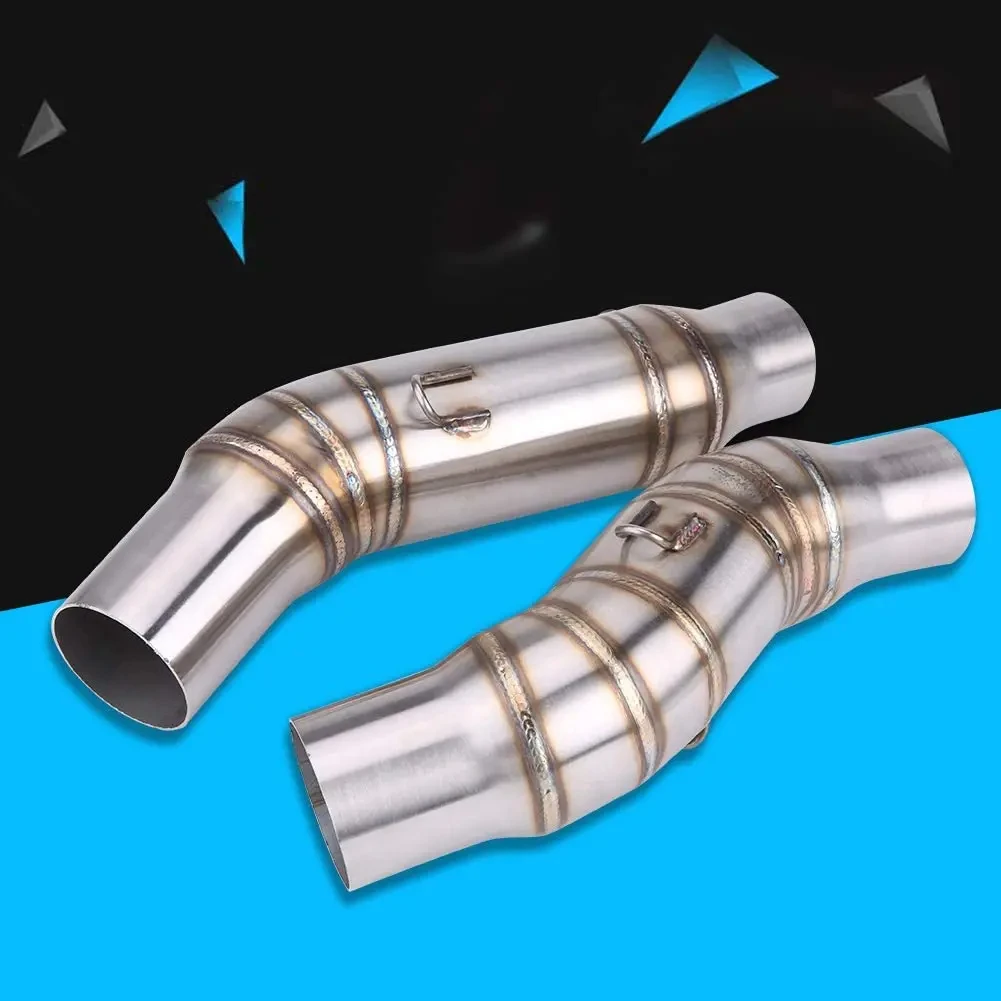 Motorcycle Exhaust Middle Pipe High - Efficiency Exhaust Muffler Escape Link Pipe WIth Gasket 2010-2017 For Kawasaki Z1000 - view 6