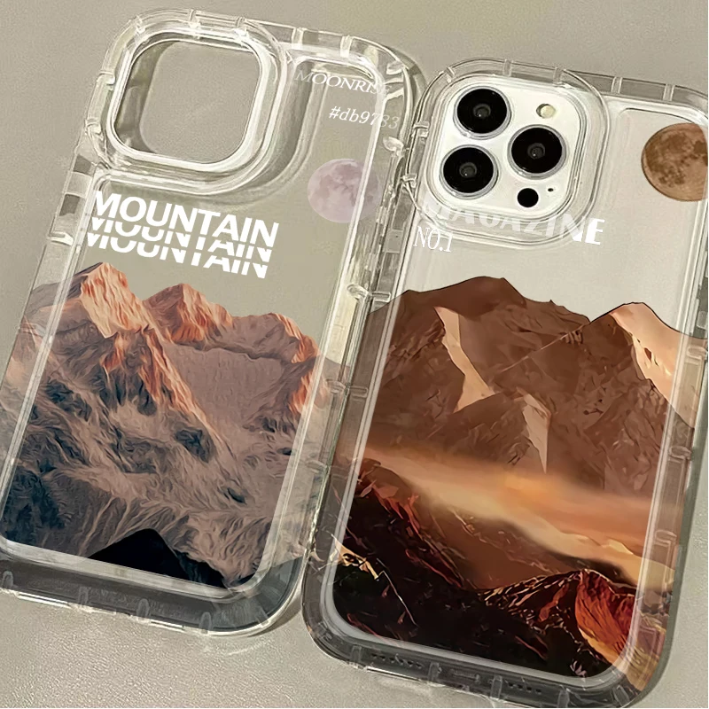 Coque de téléphone avec paysage de neige, montagne et route, coque pour Samsung Galaxy S24 Ultra, S23, S22, S21 FE, S20 Plus, Note 20, 10 Pro, A34, A54, A33, A53