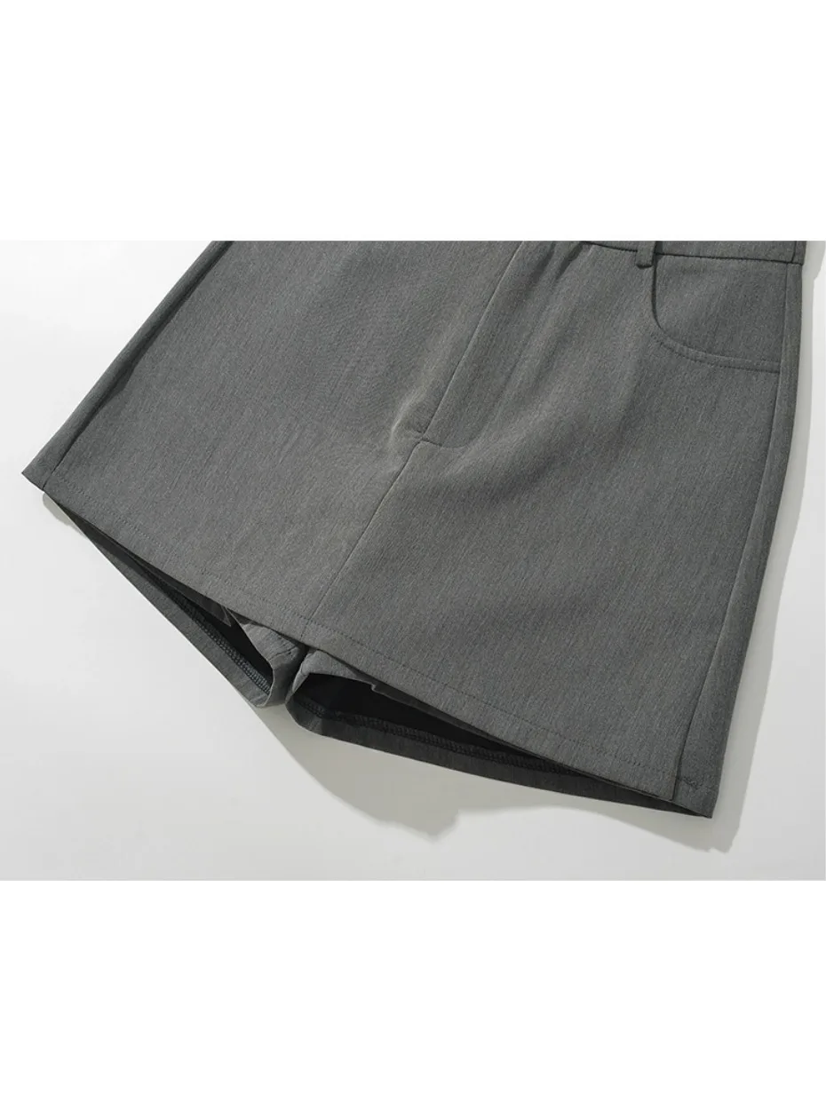 ay Suit ort Gonna Donna Vita alta Autunno Nuovo Large Size Fat MM Slim Piccola A-Line f Gonna Casual Sle Gioventù Adatto