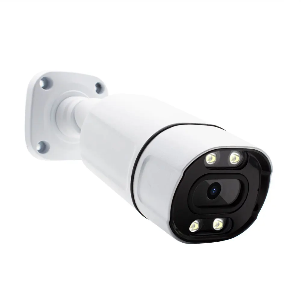 WGWK-CCTV Video Surveillance Camera, Audio Security Protection, Câmera IP, HD ao ar livre, impermeável, 48V POE, AI Face Detection, 4MP