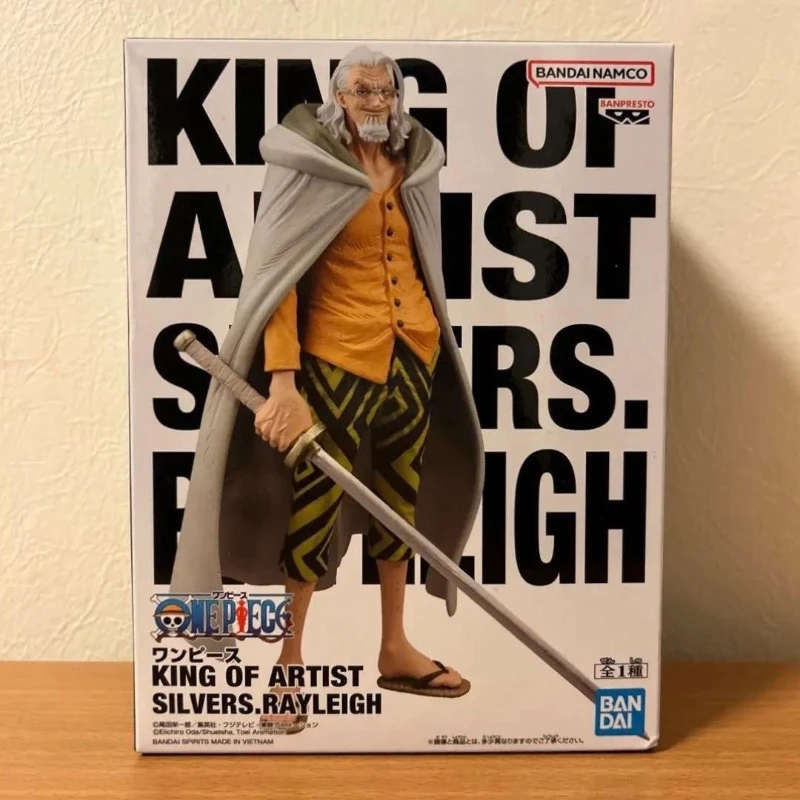 Origineel op voorraad BANDAI Banpresto King Of Artist ONE PIECE Silvers Rayleigh Anime Figuur Action Collection Model Toy WY