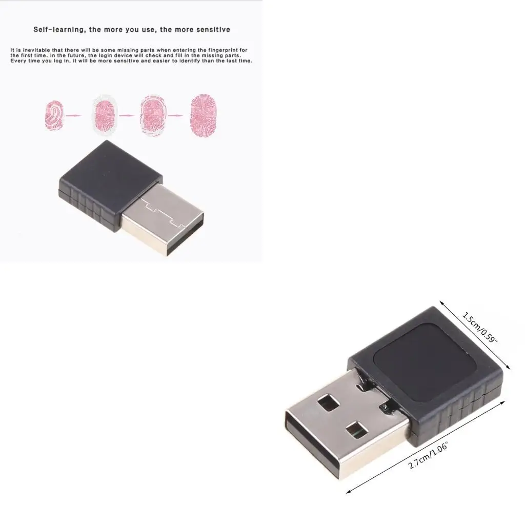 

Mini USB Fingerprint Reader Module Device for Windows 10 Biometrics Security for