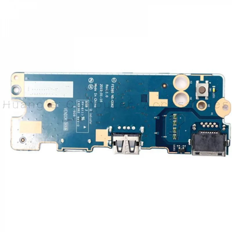 SS+Original USB I/O Port Board NS-C062 02DM050 Replacement Small Interface Board For Lenovo ThinkPad E595 Laptop