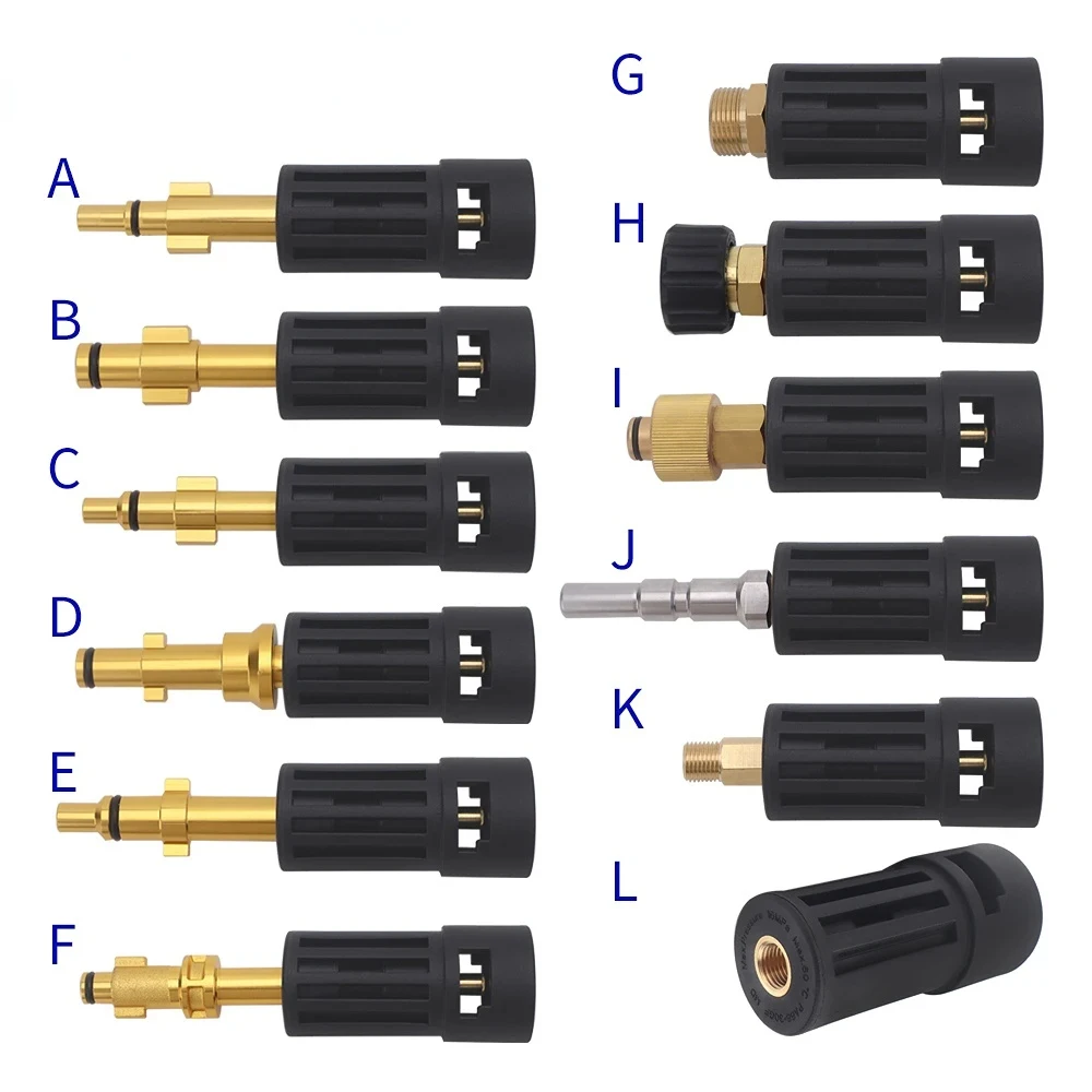 

Pressure Washer Connector Adapter for Connect AR/Interskol/Lavor/Bosche/Huter/M22 Lance Wand to Karcher Water Gun Female Adapter