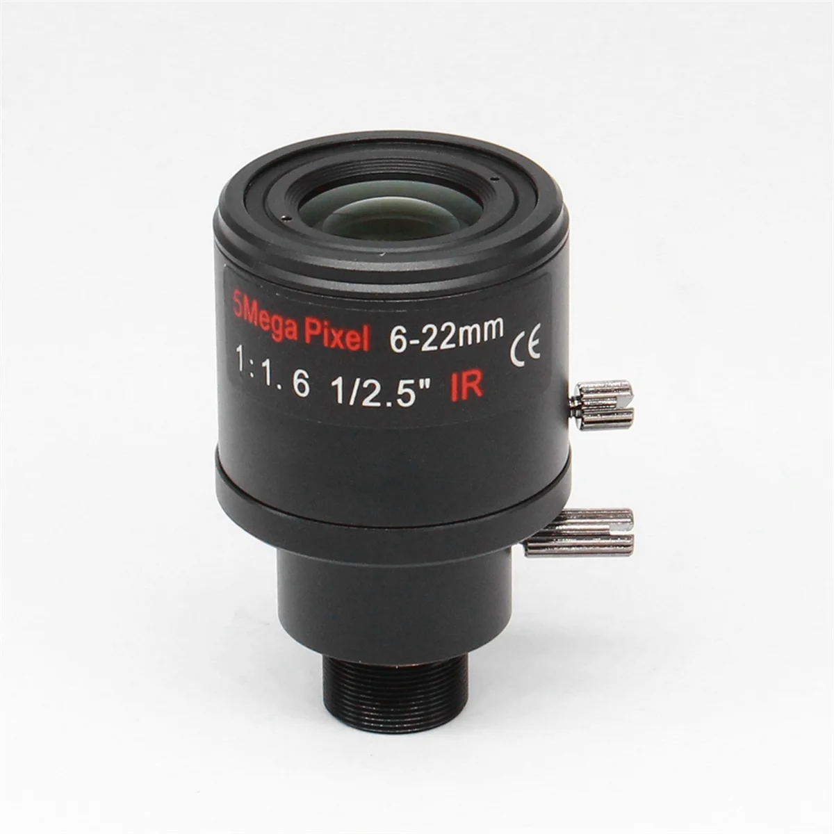 Objectif à focale variable à monture M12 6-22 mm 5 MP F1.6 Objectif à zoom manuel B