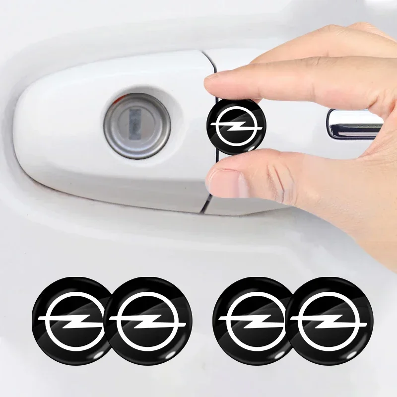 لأوبل إنسيجنيا أسترا H G J انتارا فيكترا فيفارو كورسا 15 مللي متر سيارة المفاتيح ملصق الباب المفاتيح ملصق التحكم المركزي ملصق #4