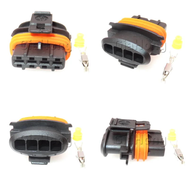 1 Set 4 Ways AC Assembly Auto Parts 368162-1 Car Sealed Connector 1928404745 Auto Ignition Coil High Voltage Pack Wire Socket