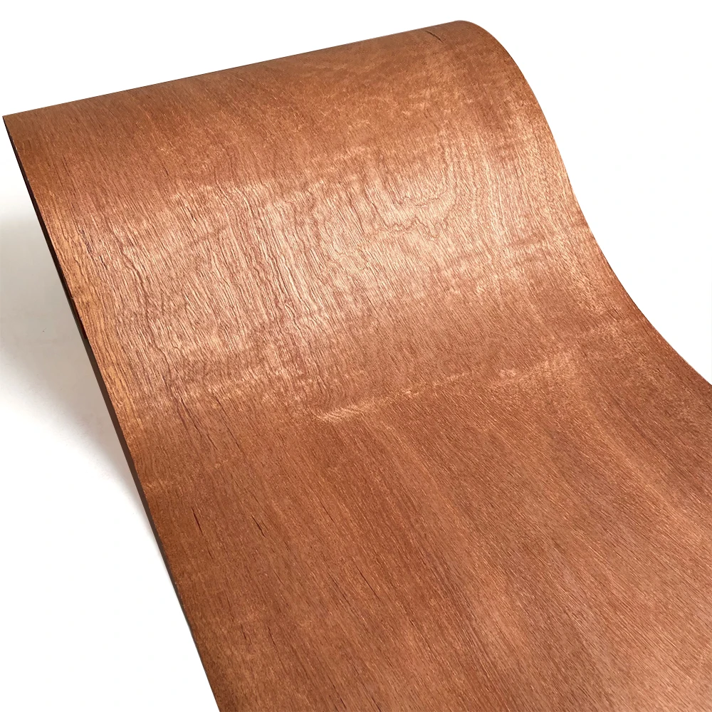 25cm Width Natural Sapele Veneer Thin Wood Sheet DIY Speaker Guitar Handmade Renovation Furniture Skin Panel 240cm