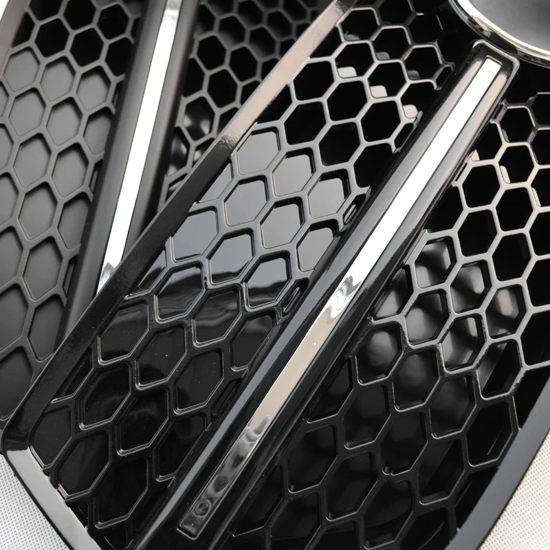 new 1 Pair For AUDI Q5 2009 2010 2011 2012 High quality Front Bumper Lower Honeycomb Side Grill black Fog Light Cover