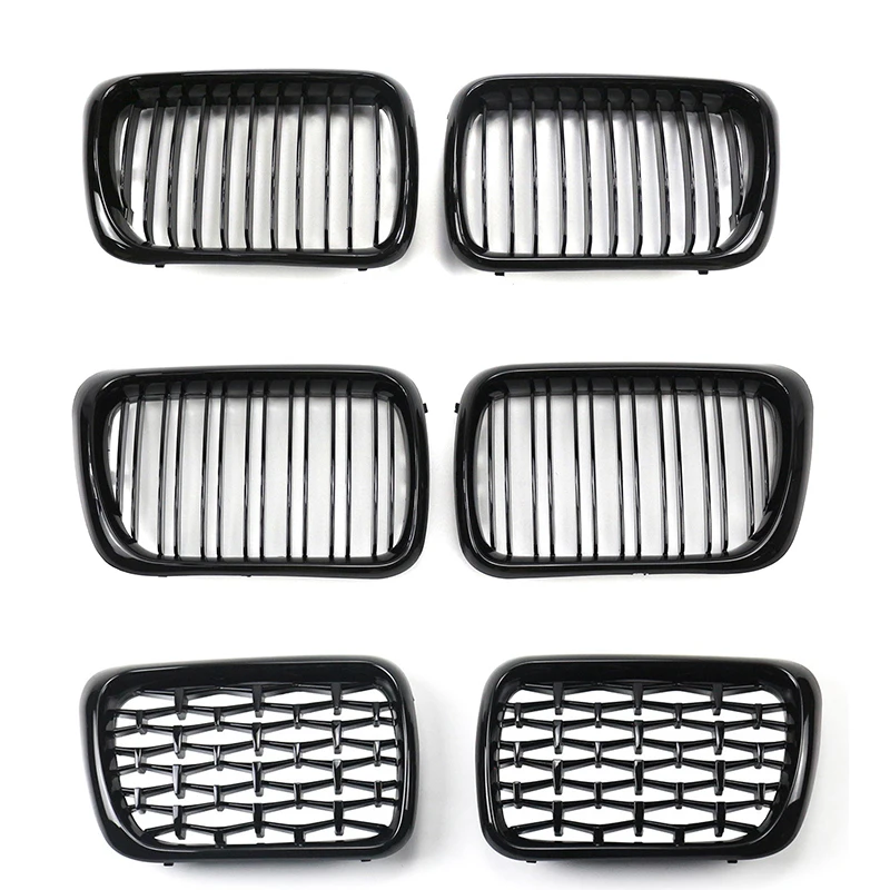 

ROLFES Front Bumper Kidney Grill Hood Grille Racing Grills For BMW 3 Series E36 1992-1999