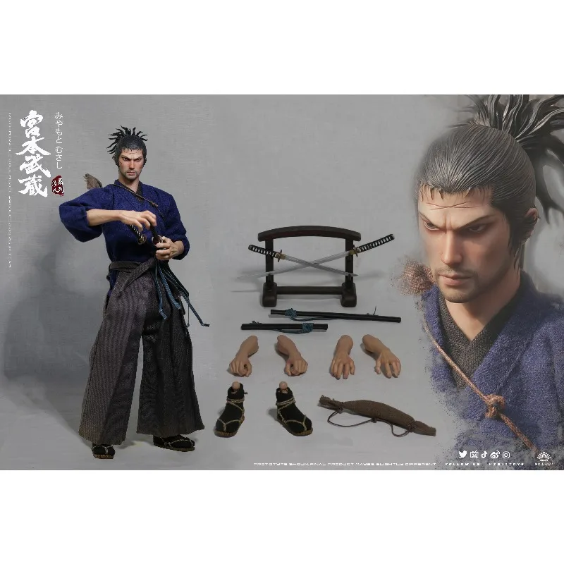 【재고 있음】 ZGYKTOYS 오리지널 1/6 L-001 로닌 시리즈 미야모토 무사시 12인치 군인 모델 토이 선물 컬렉션