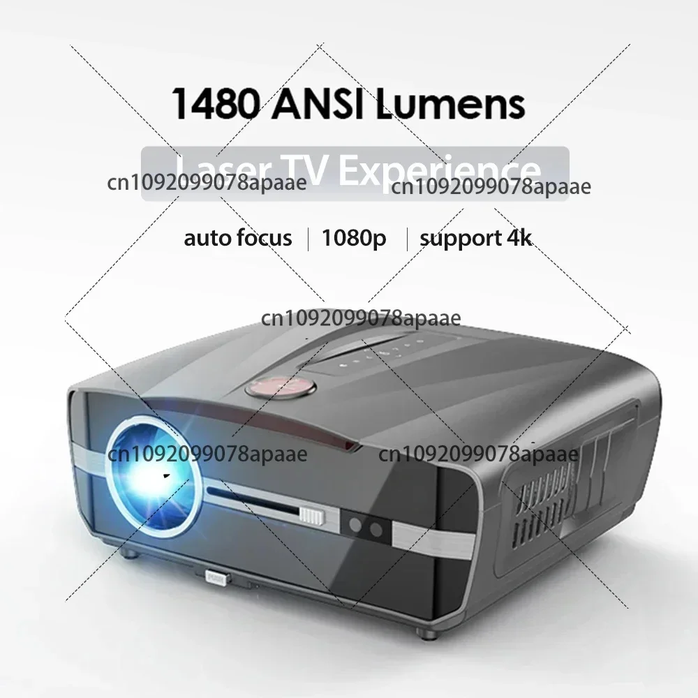 4K Beam Projector for Movies with Auto Focus  Correction Android Bluetooth TV Smart Full HD 1080P Home Theater Projector