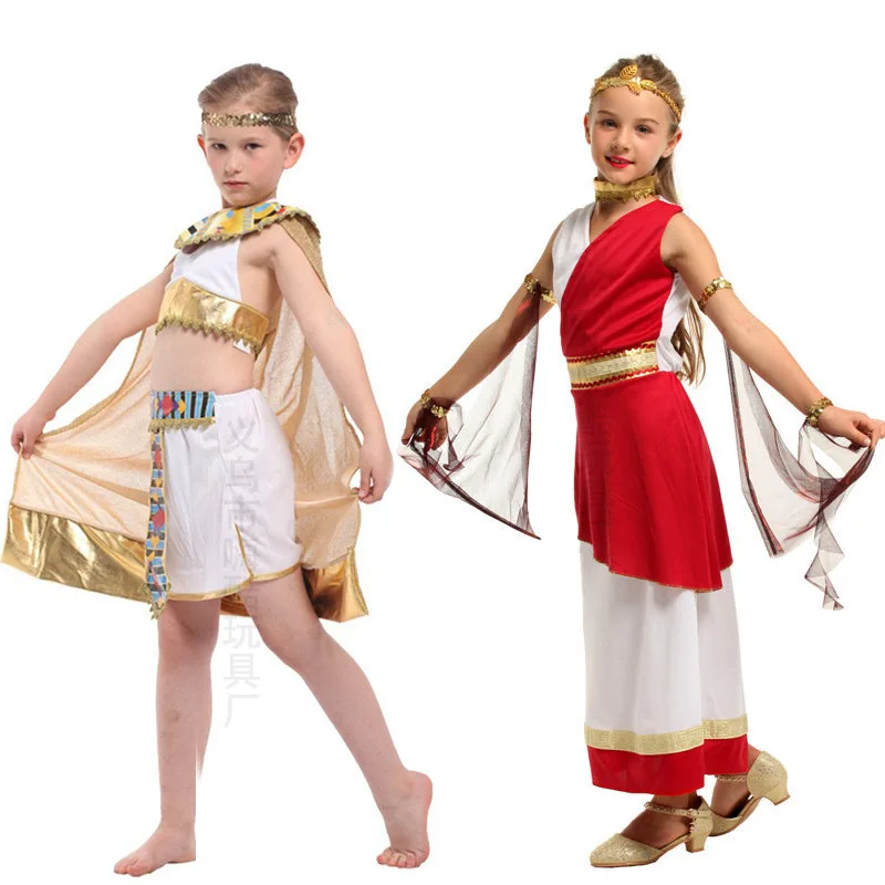 Halloween Podium Voorstelling Kostuums Meisje Samurai Jurk Egypte Koningin Jurk Non Rollenspel Halloween Cosplay