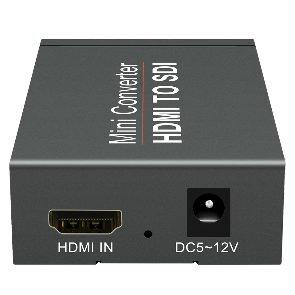 Konwerter HDMI na SDI Mini konwerter 1 HDMI na 2 wyjścia SDI Audio Embedder 3G/HD-SDI Automatyczne wykrywanie formatu Przedłużacz do kamery