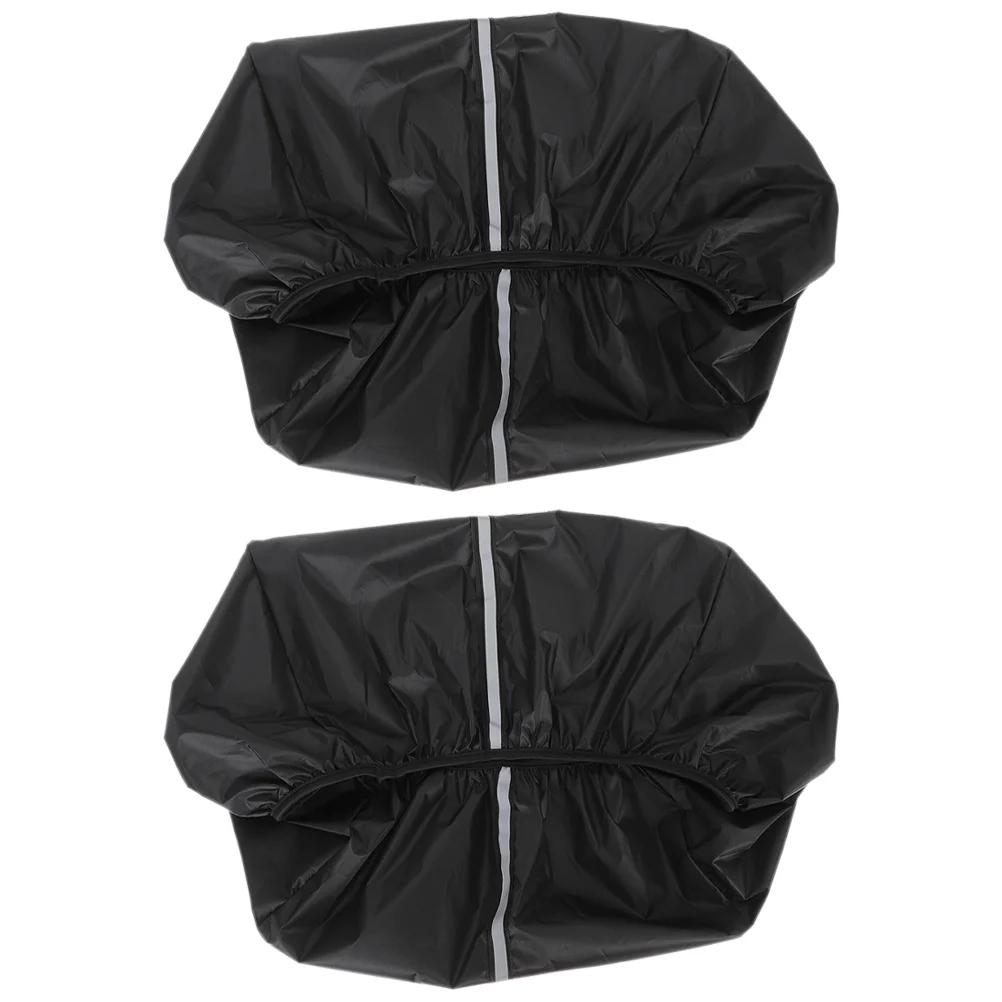 

2Pcs Waterproof Bicycle Basket Rain Cover for Front Rear Bike Baskets Oxford Cloth Cycling Liner Compact Foldable Design Outdoor
