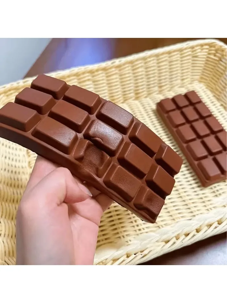 1PC Langzaam Stijgende chocolade Squeeze Squishy Zintuiglijke Fidget voor Stress Anti-Angst Hand Ontspanning Gift - afbeelding 2