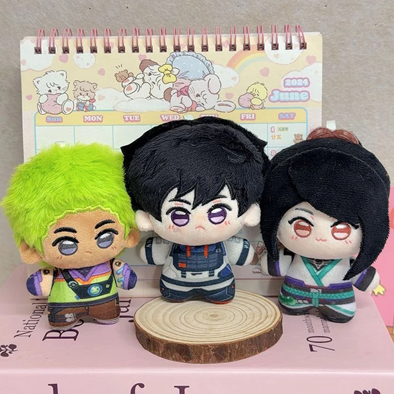 Various Character 10cm Cute Cosplay Anime Game Valorant Iso Gekko Sage Skye Reyna Clove Jett Plush Toy Bag Keychain Plushie Doll