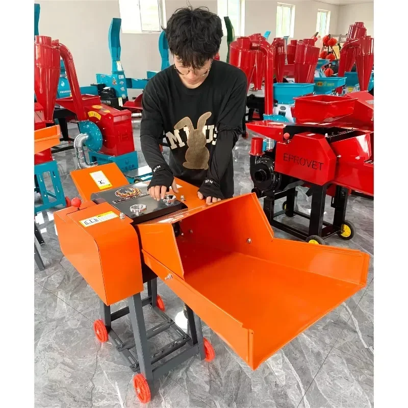 

【Best-selling】Industrial Grass Cutter Machine Chaff Cutter Forage Hay Silage Cutting Machine for Animal Feed Making Line