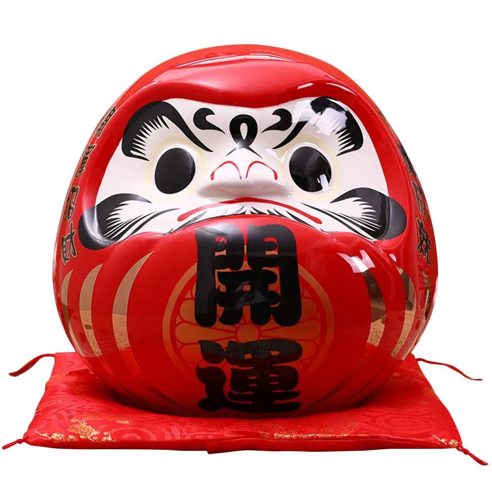 Daruma-Eier, japanische Puppen, Autos, Ornament, japanisches Dekor, Schreibtischschmuck, Porzellanstatue, Dekor, Auto, Daruma, zufälliger Stil, neu