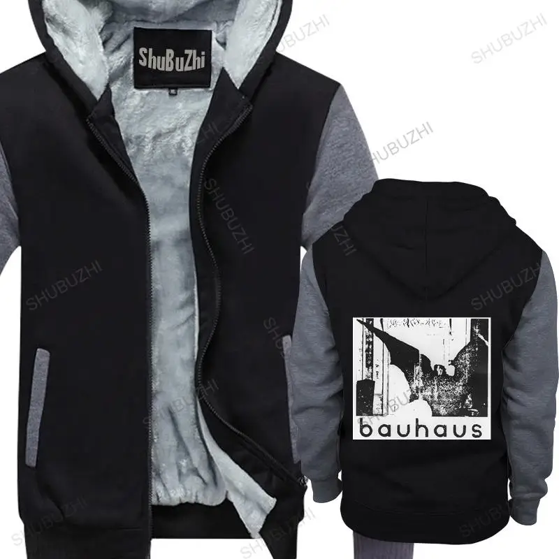 

men winter warm black hoody Bauhaus Bela Herren Kurzarm Hemd Schwarz baumwolle male thick hoodies euro size